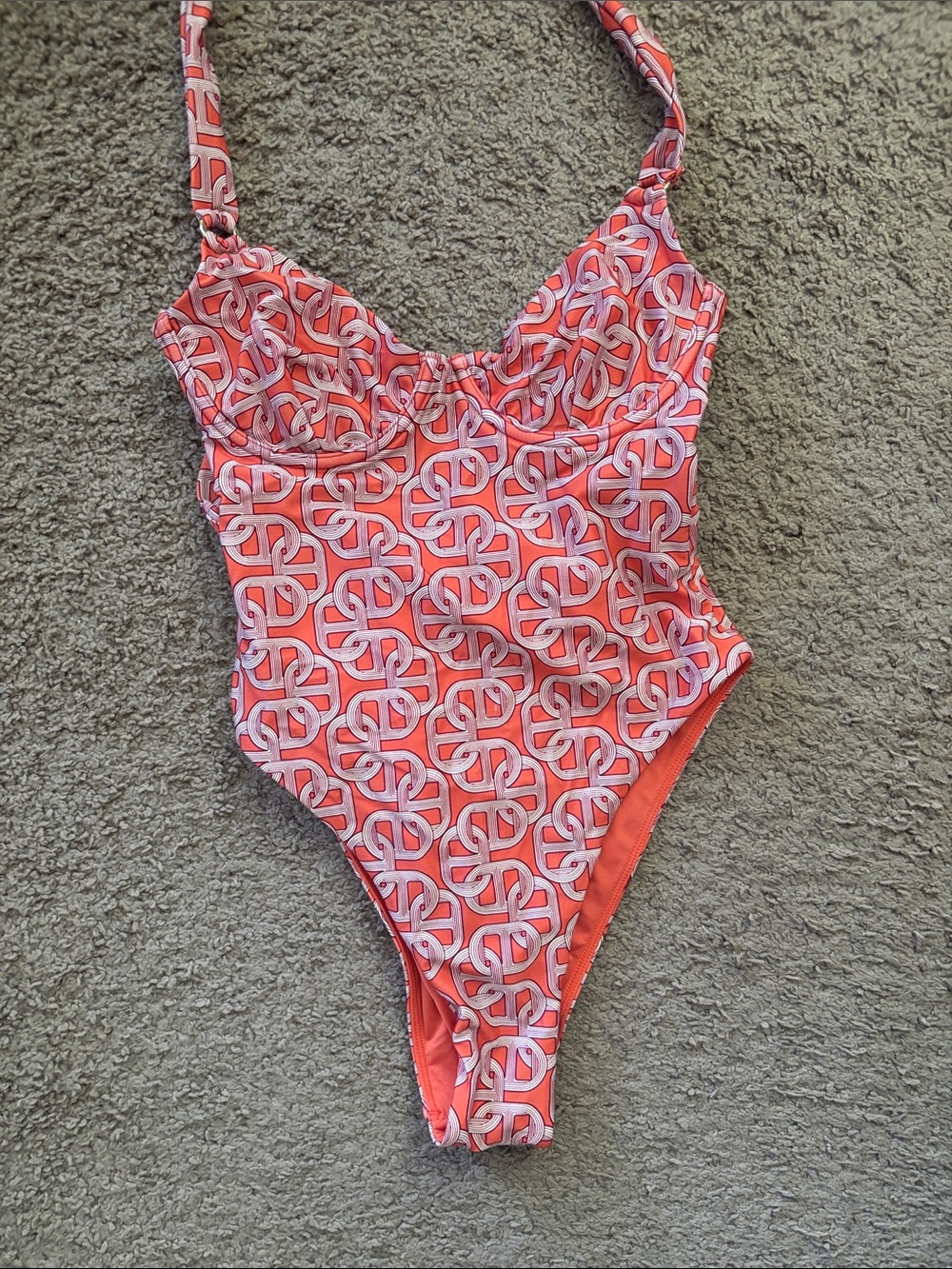 Monday Swimwear Chain Geo one piece